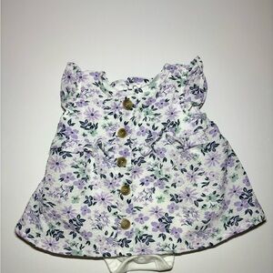 Nicole Miller New York ,Baby, Body Suit, 3/6M Flowers